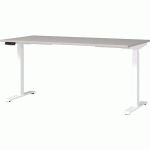 BUREAU RÉGLABLE ÉLECTRIQUE GW-JET - 160CM - CACHEMIRE/BLANC - GERMANIA
