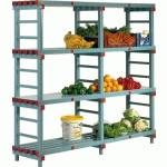 KIT DÉPART + SUIVANT POLY-STORE 1520X2000X400 MM - MANUTAN COLLECTIVITÉS