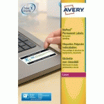 LOT DE 800 ETIQUETTES LASER INDECOLLABLES 457X254 MM - AVERY