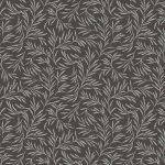 PAPIER PEINT VÉGÉTAL IDÉAL CHAMBRE ADULTE & BUREAU | PAPIER PEINT MODERNE GRIS ANTHRACITE | TAPISSERIE FEUILLE GRISE POUR SALON - 10,05 X 0,53 M