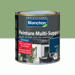 PEINTURE MULTI-SUPPORTS APPLICATION EXTÉRIEUR VERT PÂLE RAL 6021 0,5L BLANCHON