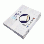 POCHETTE À BULLES PAPIER KRAFT BLANC 150 X 215 LA COURONNE - PAQUET DE 10