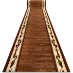 TAPIS DE COULOIR BCF FILIP MARRON 64 CM BROWN 64X300 CM