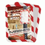 CADRE MAGNETO SECURITE MAGNETIQUE A4 ROUGE/BLANC - DJOIS MADE BY TARIFOLD