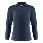 PRINTER ESSENTIALS SURF PRO L/S POLO PIQUE FEMMES DARK NAVY - TAILLE S
