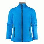 PRINTER TRIAL VESTE SOFTSHELL FEMMES BLEU OCÉAN - TAILLE M
