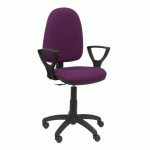 CHAISE DE BUREAU AYNA - ACCOUDOIRS FIXES - VIOLET