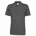 COTTOVER POLO MANCHES COURTES HOMME - CERTIFIÉ GOTS ANTHRACITE - TAILLE XXXL