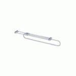 PORTE CINTRE EXTENSIBLE PEINT EN ALUMINIUM CHROMÉ LONGUEUR 350MM - EMUCA – 6210825