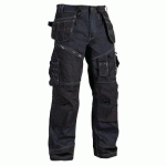 PANTALON DE TRAVAIL X1500 CORDURA® DENIM MARINE/NOIR TAILLE 38C - BLAKLADER