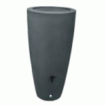 RÉCUPÉRATEUR D'EAU DE PLUIE 200 L,  GRIS, NOIR, TAUPE OU BLEU FONCÉ