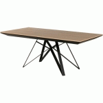TABLE EN BOIS EXTENSIBLE BOIS/MÉTAL L200/292 - SPIDER - BOIS CLAIR