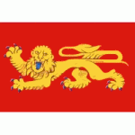 DRAPEAU GUYENNE : DIMENSIONS - 50 X 75 CM