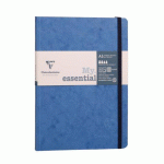LOT DE 5 - MY.ESSENTIAL AGE BAG CARNET BROCHURE COUSU DOS CARRÉ À PAGES NUMÉROTÉES A5 192 PAGES LIGNÉ PAPIER IVOIRE 90G - BLEU