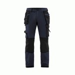 PANTALON DE TRAVAIL ARTISAN STRETCH 4D BLEU FONCÉ/NOIR C146 - BLAKLADER