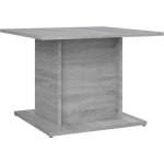 TABLE BASSE GRIS SONOMA 55,5X55,5X40 CM AGGLOMÉRÉ