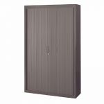 ARMOIRE MÉTAL CLASSTOUT CLASSIQUE - A RIDEAUX - L. 120 X H. 198 CM - CORPS ANTHRACITE  - RIDEAUX ANTHRACITE