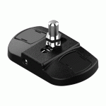 CRAPAUDINE RÉGLABLE PLATIMIUM POUR BAS DE PORTAIL - Ø12 MM - BLANC TIRARD