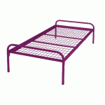 EVOLUTION LIT ESSENTIEL SOMMIER TREILLIS 80X190 CM 4006 FUSCHIA - MANUTAN COLLECTIVITÉS