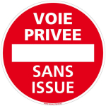 SIGNALETIQUE.BIZ FRANCE - PANNEAU DE SIGNALISATION AUTOCOLLANT. PANNEAU INTERDICTION. PANNEAU PARKING, PANNEAU D'INFORMATION ADHÉSIF SOUPLE - VOIE