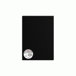 PAQUET DE 5 FEUILLES POLLEN 210X297MM 120G/M² - NOIR - LOT DE 10