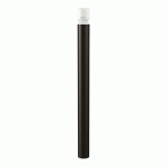 POTELET AGGLO HAUTE VIS. Ø 102 MM ZINC NOIR 9005/BLANC 9010 - PROCITY
