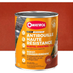 PRIMAIRE ANTIROUILLE HAUTE RÉSISTANCE OWATROL RUSTOL CIP BRUN-ROUGE (OW8) 2.5 LITRES - BRUN-ROUGE (OW8)