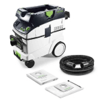 ASPIRATEUR EAU ET POUSSIÈRES 1200W CLEANTEC CTL 36 E AC-LHS 350 36L - FESTOOL - 574960