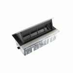 BLOC ESCAMOTABLE À ÉQUIPER - 8 MODULES INOX - INCARA™ POP-UP LEGRAND