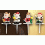 DÉCORATION DE BÀ»CHES PÂTISSIÈRES LE PÈRE NOËL ET SES COMPÈRES