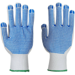 PORTWEST - GANT POLKA PICOTS PLUS COULEUR : BLANC/BLEU TAILLE M