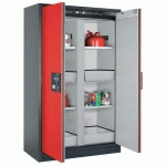 ARMOIRE SÉCURITÉ Q-CLASSIC-90 Q90.195.120.MM GRIS/ROUGE