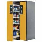 ARMOIRE V-MOVE-90-BAC RÉTENTION-819MM -CAILLEBOTIS- JAUNE-9 - ASECOS