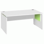 BUREAU DROIT INEO BLANC L 160 CM