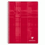 CAHIER SPIRALES CLAIREFONTAINE METRIC - A4 21 X 29,7 CM - GRANDS CARREAUX - 180 PAGES