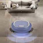 CREA - ROBOT VACUUM CLEANER, 3 IN 1 FLOOR VACUUM AND MOP, SUPER SUCTION, 1500PA ROBOT VACUUM CLEANER WITH MOPPING FUNCTION, IDEAL FOR PET HAIR HAIR