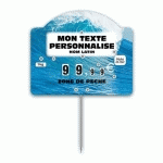 ETIQUETTES TRAD'ETIQ  TOP NOSTALGIE VAGUE À  TEXTE À  ROUES ET  À  PIQUE