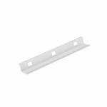 GOULOTTE PASSE-CÂBLES FIXE HORIZONTALE EN ACIER - BUREAU STEELFORCE - BLANC HETTICH