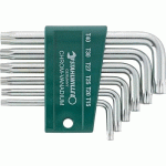 JEU DE CLÉS MÂLES COUDÉES - EMPREINTE TORX - 10766/9 STAHLWILLE