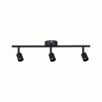 SPOT CAROLINA MAX - 3X10W - GU10 - NOIR MAT - 230V - MÉTAL PAULMANN