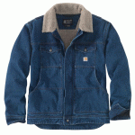 VESTE DENIM SHERPA RELAXED FIT BLEU T2XL - CARHARTT - S1105478H87XXL
