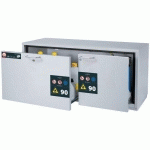 ARMOIRE SÉCURITÉ UB-S-90 UB90.060.140.050.2S GRIS - ASECOS