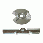 BASCULE + RONDELLE RAPID M6 - PAR 50 ING FIXATIONS