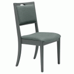 CHAISE GINKGO PIERRE - STRUCTURE HÊTRE ANTHRACITE - SUNSET CREATION