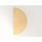 EXTENSION DE BUREAU 1/2 CERCLE J - CHÊNE AMBRÉ-ARGENT - HAMMERBACHER