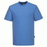 LOT DE 2 - PORTWEST AS20 T-SHIRT ANTISTATIQUE ESD BLEU HAMILTON - TAILLE 5XL