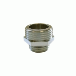 MAMELON RÉDUIT DOUBLE MÂLE 15/21X12/17 CHROMÉ - GARIS - D05002C