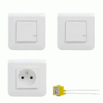 PACK EXTENSION - PRISE CONNECTÉE - MOSAIC - NETATMO - BLANC LEGRAND