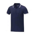 POLO TIPPING AMARAGO MANCHES COURTES HOMME BLEU MARINE - TEXTILES MODE PERSONNALISÉS