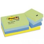 POST-IT LOT DE 12 BLOCS REPOSITIONNABLES COLORIS REVEUSE DIMENSIONS 38X51MM 653MT